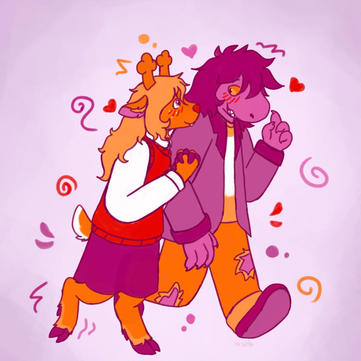 hrair0o's tweet photo. Some Suselle for pride month!
Also, happy anniversary to chapter 3 and 4, can't believe it's been a year already
#deltarune #suselle https://t.co/d31qv7laaD