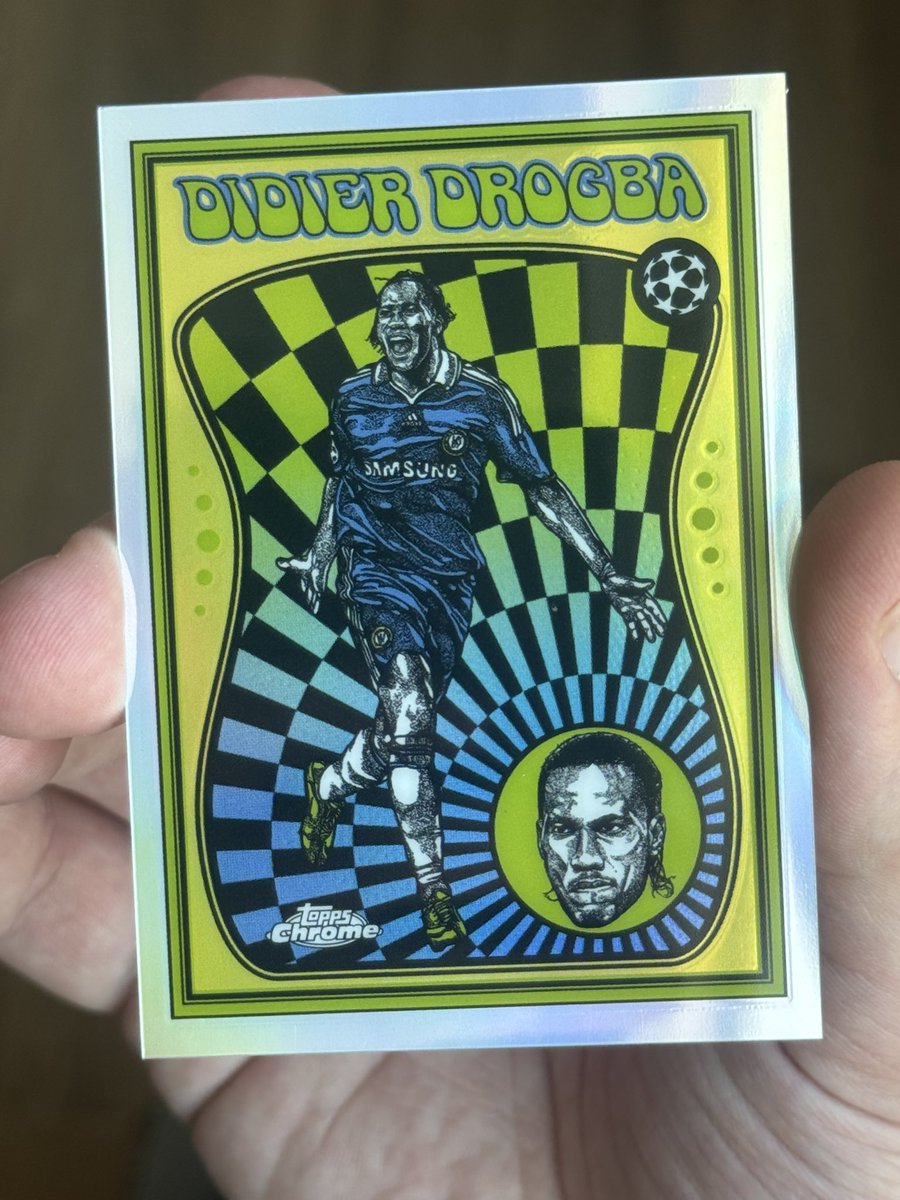 RangerCards's tweet photo. Mail today! 

Didier Drogba Topps Chrome Ultra Violet Case Hit 💥 🔥🍀 https://t.co/cHolkJHM50