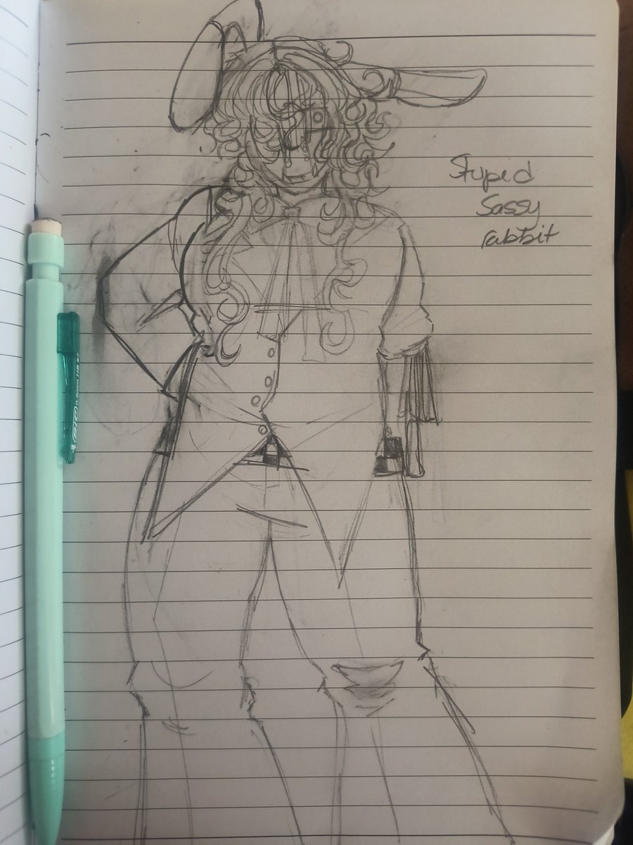 AlvaroFcker's tweet photo. I think my anatomy got fucked up the more I kept adjusting his arm tryna find a pose
My pencil also kept smudging https://t.co/j6fsA9w9na