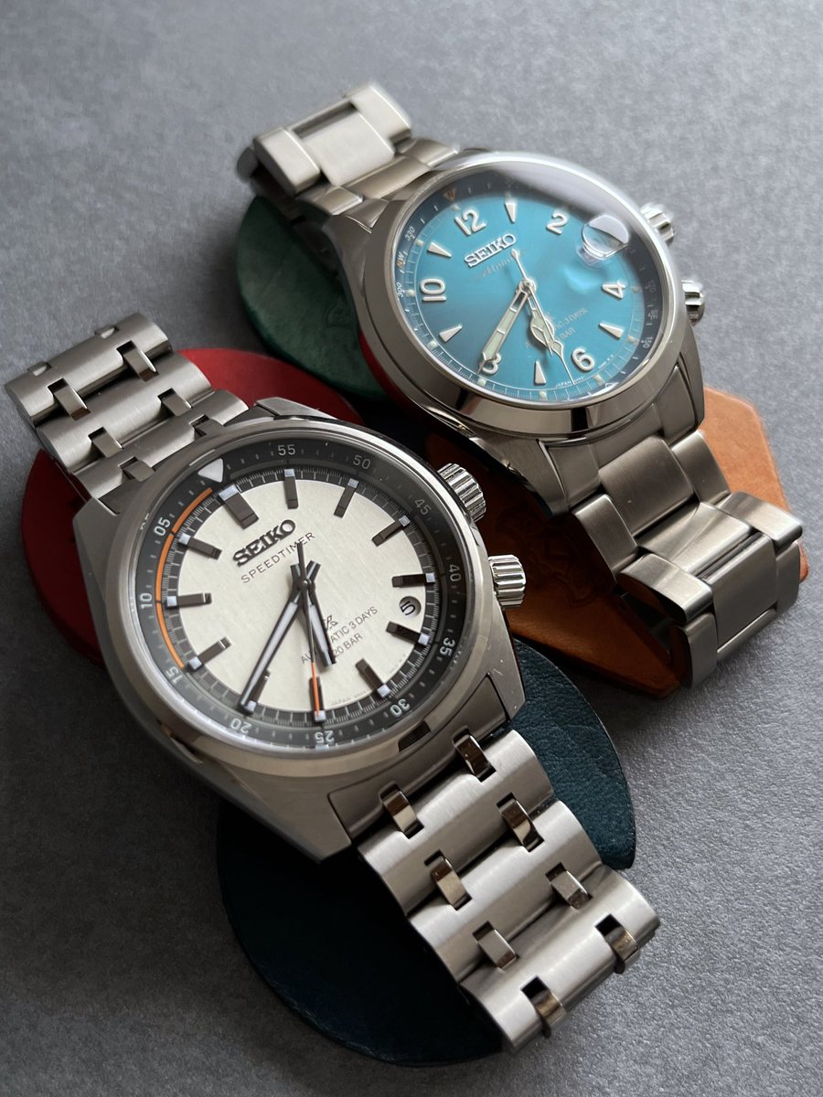 kooozy_tw's tweet photo. 我が家のSEIKOブラザーズ!
サイズ感、ムーブメント、ギミック、発売時期
同じ(笑)
今日はスピードタイマー😎
#SEIKO
#SPEEDTIMER
#ALPINIST
#PROSPEX https://t.co/X18SjCIh3q