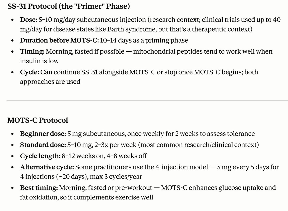 ilirtoska's tweet photo. @BigDadEnergyX I created a tracker in Claude to pull all the peptide research and provide the latest dosage protocols. This is what I am about to start: https://t.co/CBiYBbMmco