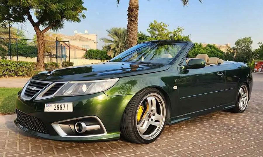 SaabPlanet's tweet photo. A Unique Roland Garros-Inspired Saab 9-3 2.0T - https://t.co/VWlkp5vqzH https://t.co/E4jrS17Ujc