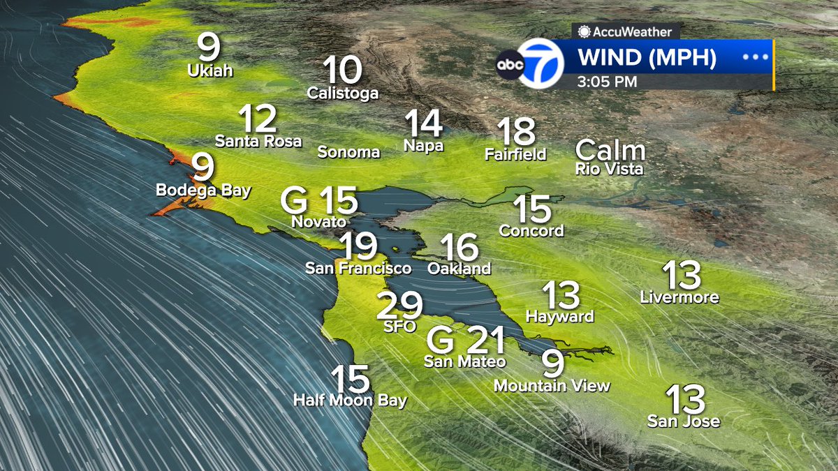 SandhyaABC7's tweet photo. Another summerlike day with sunshine &amp; warm weather inland, breezy at the beaches!  Anything you would change?  #ABC7now #SanFrancisco #BayArea #CAwx https://t.co/Ybk5SzmHo3