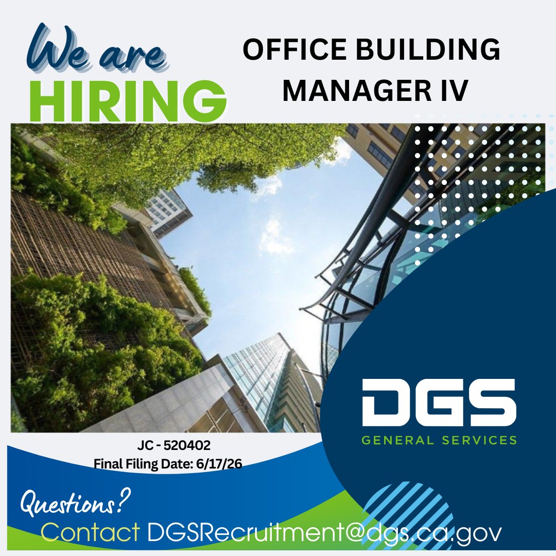 California DGS (@CalifDGS) / Posts / X