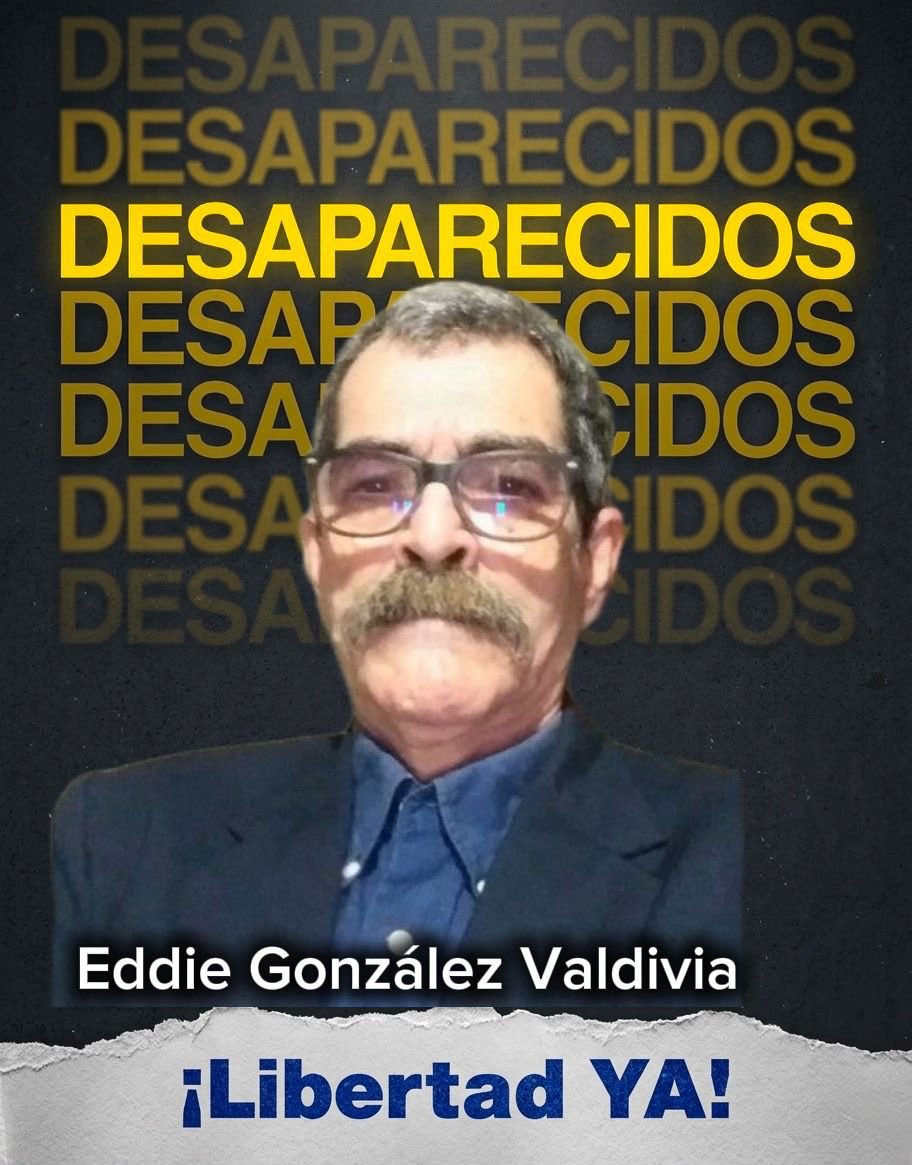 ANDemocracia's tweet photo. 📢 #Nicaragua tiene presos políticos en condición de desaparición forzada.

La vida de Eddie  González Valdivia y la de todos los presos políticos desaparecidos está en riesgo.

Exigimos pruebas de vida, acceso a sus familiares, abogados y su libertad inmediata e incondicional.

#LibertadYa #SOSNicaraguaLibre