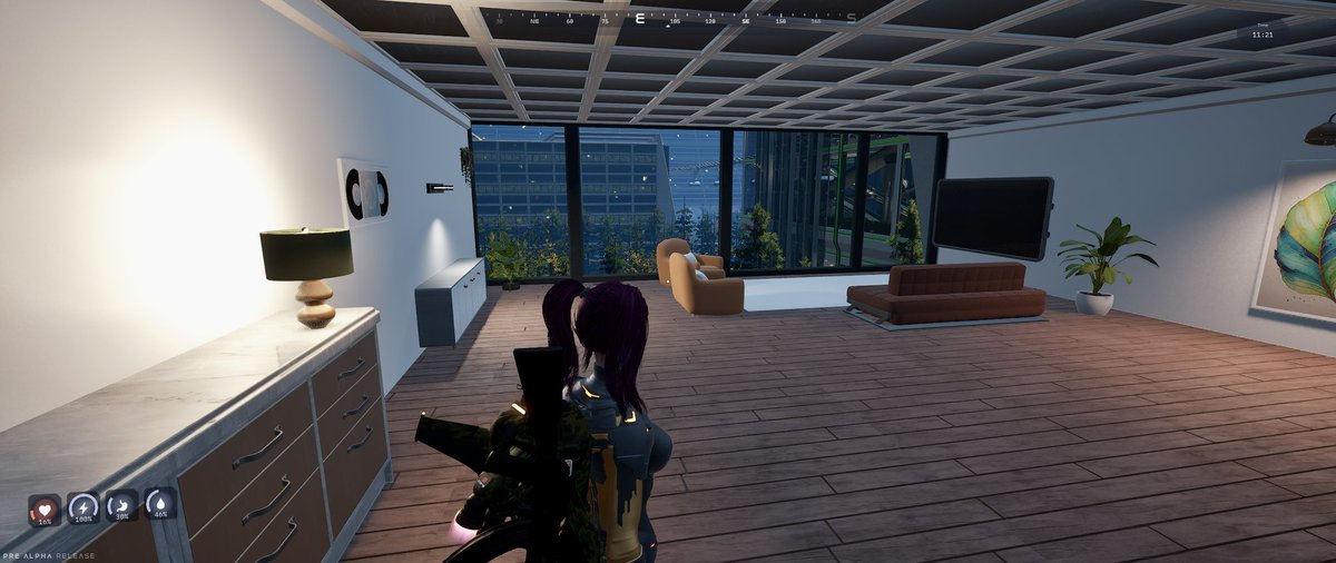infinity_crispy's tweet photo. It ain’t much, but it’s my first attempt at a basic apartment build in #infinityrising https://t.co/RhWPfRZ67b