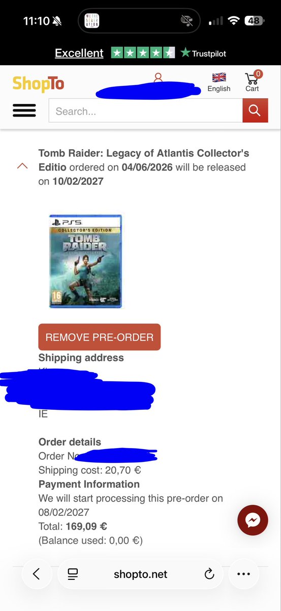 SimsCollection's tweet photo. Bag secured 👜 Tomb Raider Legacy of Atlantis collectors edition here I come 🎉 https://t.co/GVxNeIwbXU