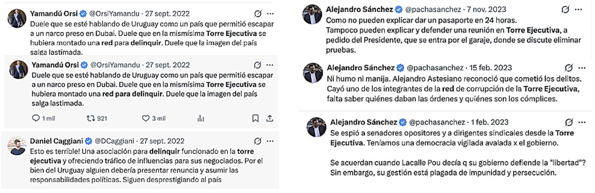 cesarsposito's tweet photo. Barra brava??? 
Lo dice por él y sus amigos sindicalistas?.

Esta tirando demasiado de la piola...
Somos muchos los que queremos que por el bien del país este bochorno se aclare y no arrastre al presidente, sobre todo porque lo que viene atrás es un peligro para el Uruguay.

Pero de ahí a fumarse a este bobo a pila, amenazando como si fuera un mafioso no da... 

Este ser, que con su estrategia sindicalista de acoso, ataque y mentiras, ayudó a ganarle a una coalición bastante tibia, que se pasó, salvo unos pocos, 4 años dando la otra mejilla... ahora desde el otro lado del mostrador, los va a ayudar a hundirse.

Y cada vez mas gente esta de acuerdo con eso.

Esperemos que la toda la coalición, no unos pocos nomás, agarren un poco de coraje y lo pongan en su lugar... rápido. Que culo roto... 

Y no nos olvidemos que quienes se quejan, y piden clemencia hoy, atacaban ayer.