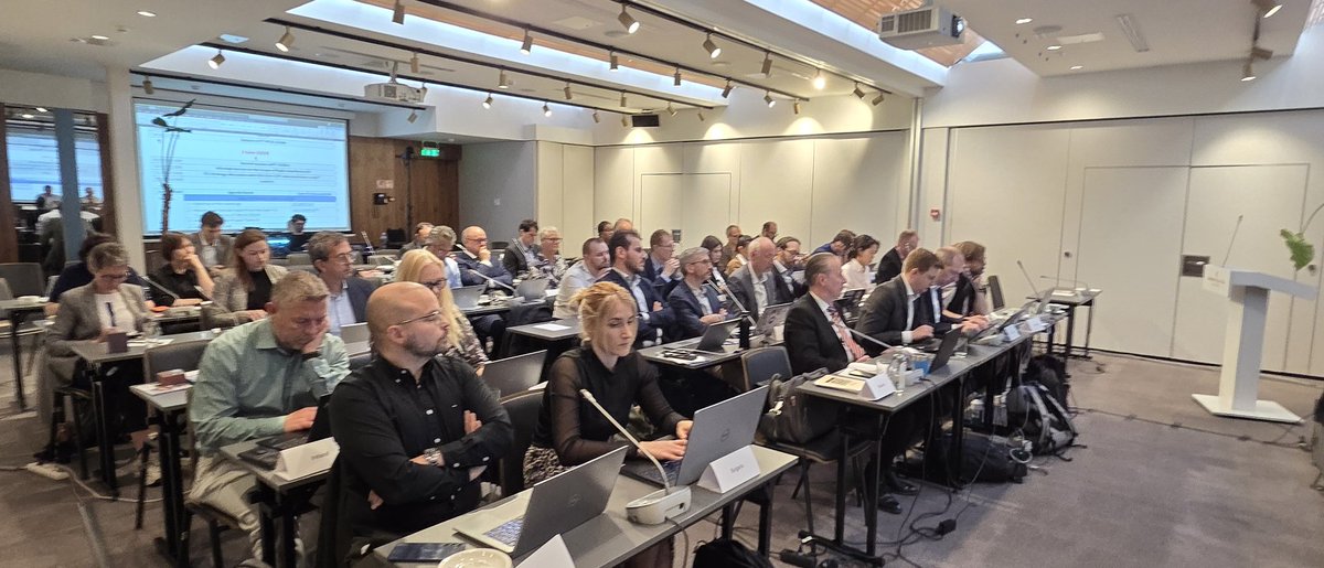 ITUEurope's tweet photo. Inspiring exchanges this week between @ITU DSG @tlamanauskas &amp; #CEPT members on strategic issues shaping the digital future. From connectivity &amp; AI to resilience &amp; global cooperation, strong partnerships remain key to delivering meaningful digital transformation. #ITU🤝#CEPT 🌍🚀 https://t.co/apnl4MJj3W