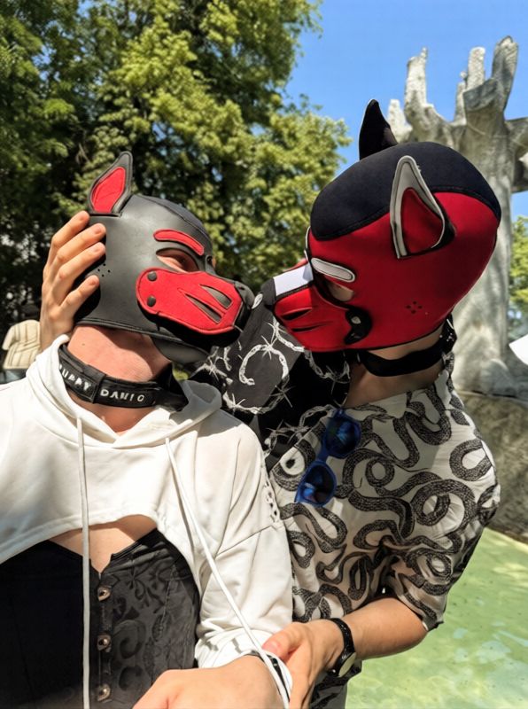 PUP_BEAR_bz's tweet photo. Trying to convince him for puppy play hehe): https://t.co/a63kGObTTC