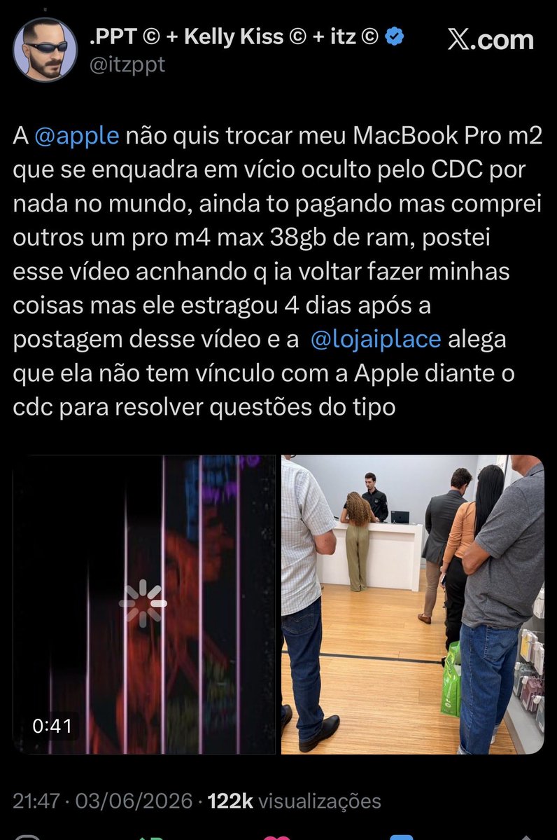 itzppt's tweet photo. Igual postei que após um vídeo p tentar retomar meu projeto apesar das illicit o pc da @apple estragou em 4 dias. Ai era pra eu ter lançado sina da moranguinho terça não consegui + estragou dnv. E a @kellyk1ss era loira de mechas azuis, a mudei como ato de resistência. Se era p gastar com impulso seria é pro meu projeto não pra tentar ver se chega no @govbr que tá mudo, sim, eu já fui em todas autoridades possíveis e aí eles jogam pra justiça pq um processo judicial desse leva 5 anos. Mas eu não tenho 5 anos pra ficar parado tendo crises sensoriais por falta de meus dispositivos de regulação e criação não @Apple @AppleMusic @lojaiplace @DistroKid @AppStore @AORINGOHUZIN @AppleSupport @AppleEDU @applenws @applesfera @applesfans @HackedOffHugh @newsycombinator @GerhardHacher @TechTudo @TechCrunch @Tec_Mundo @tech @guardiantech @techwd @MacBookProAR @macOS @macosrumors @Google @TeamGoogle2 @TeamYouTube @Photoshop @Adobe @AdobeDesign @creativecloud @AdobeAE @AdobeVideo @Lightroom