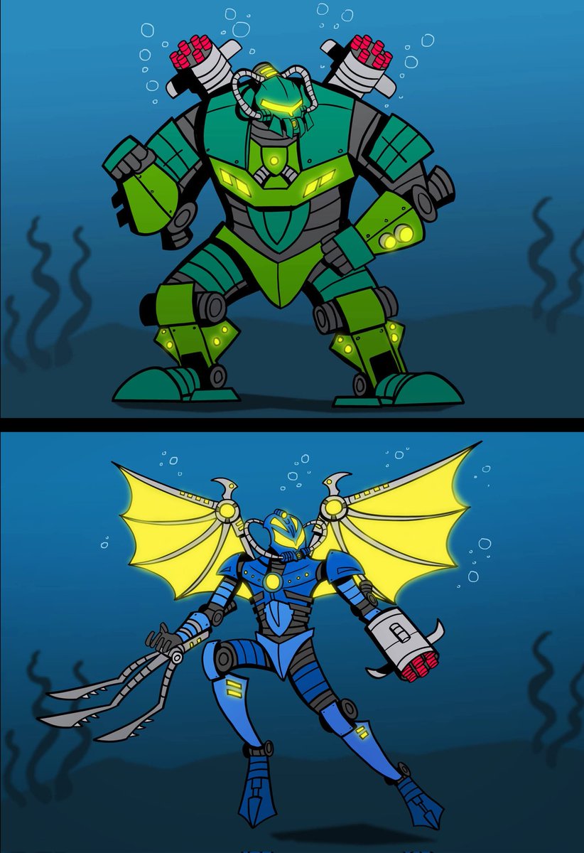 MysticBuilds44's tweet photo. Three years ago I started a little project redesigning the Toa Mahri in my own style. Drawing inspiration from their original Matoran colours and a prototype design of Nuparu Mahri as well. https://t.co/M2OwTkRqVB