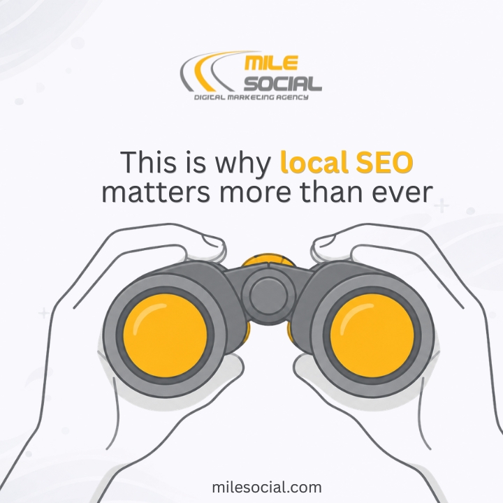 MILE_Social's tweet photo. Your next customer is searching online 👀
🔍 80% of U.S. consumers search for local businesses weekly
📍 Nearly half use “near me” searches

If your business isn’t showing up locally, your competitors probably are.
📩 Message us for a free local visibility audit. https://t.co/zl17OJDJ0I