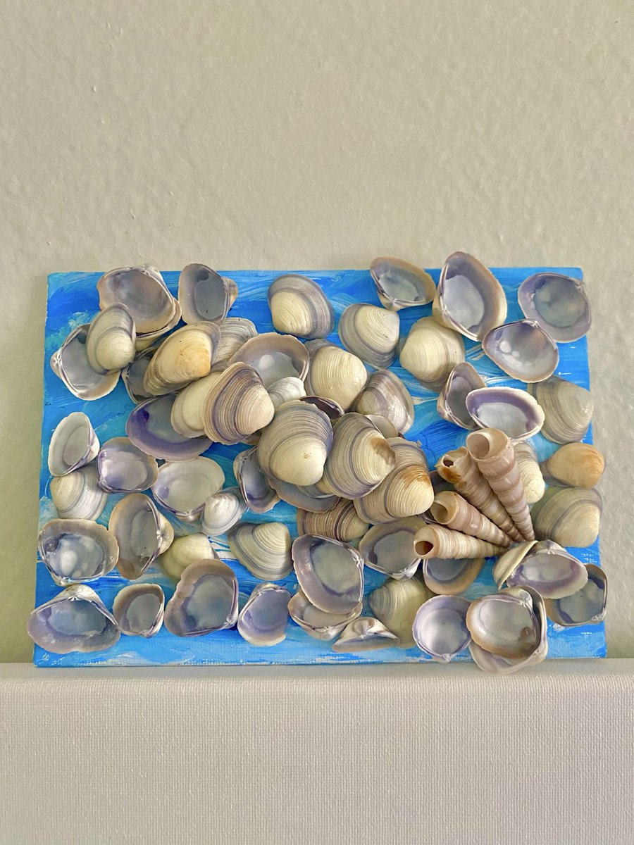 PrincessLadyCA's tweet photo. mini seashell paint palette 🐚🌊✨ https://t.co/MMY3EzcvK7