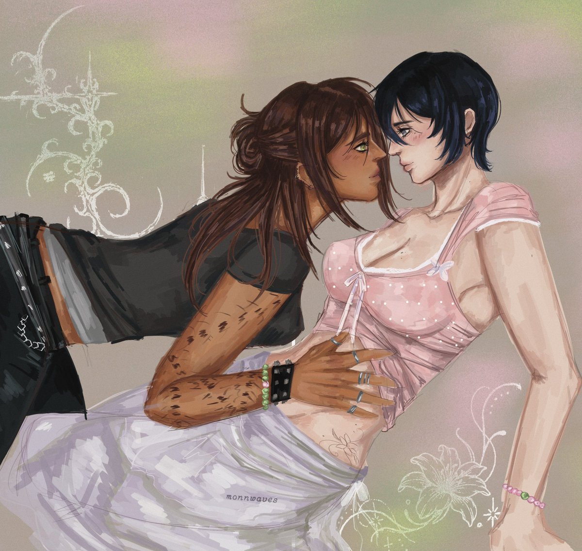 monnwaves's tweet photo. Just a Eremika yuri sketch bc I wanted to 

#eremika https://t.co/4vwbGvCOeK