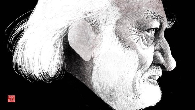 AidaBSanchez's tweet photo. "En tiempos de novelas que parecen escritas para no molestar a nadie, Krasznahorkai sigue siendo un autor  dispuesto a incomodar incluso a la gramática".

'Herscht 07769', de #LászlóKrasznahorkai: ausencia del punto y su lógica  https://t.co/Xc1b3ffcz7 /#PremioNobelLiteratura2026 https://t.co/pHAcDGZEho