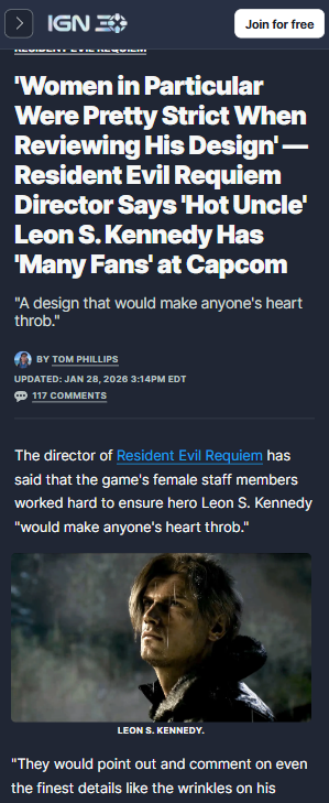 CodeVRemake's tweet photo. @bigtungstennut @Lemons778 It is aesthetically pleasing to look at hot attractive characters - both male and female.

Which is why Capcom for example put extra effort to make sure that Leon Kennedy was as much sexy and hot as possible.

What is the issue with having same approach towards female characters? https://t.co/0Bzs3AHTo4