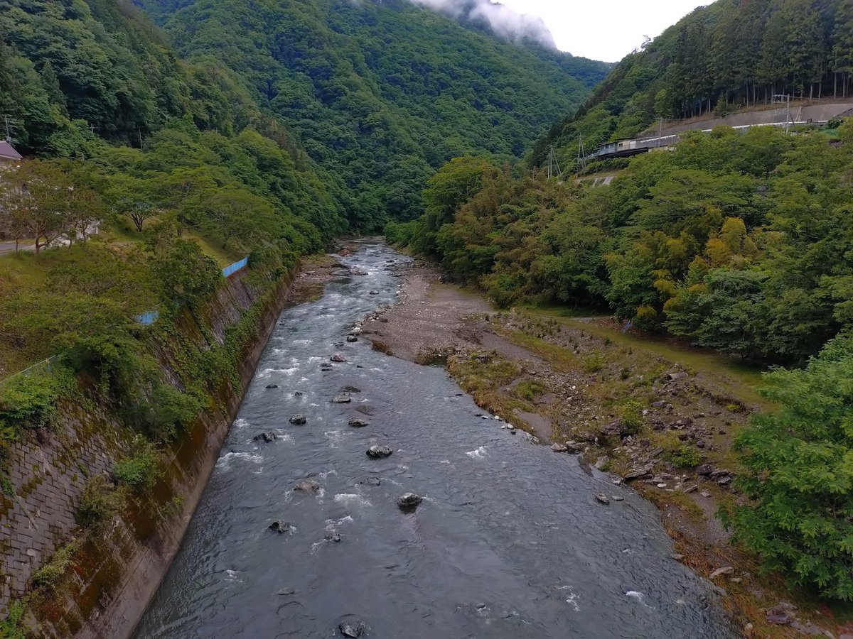 nankangyokyou's tweet photo. 群馬県　神流川
南甘漁協事務局
水位20センチ高
笹濁り
かなり回復しました❗️
　#群馬県　#神流川　#南甘　#鮎 https://t.co/saxnLXxhoW
