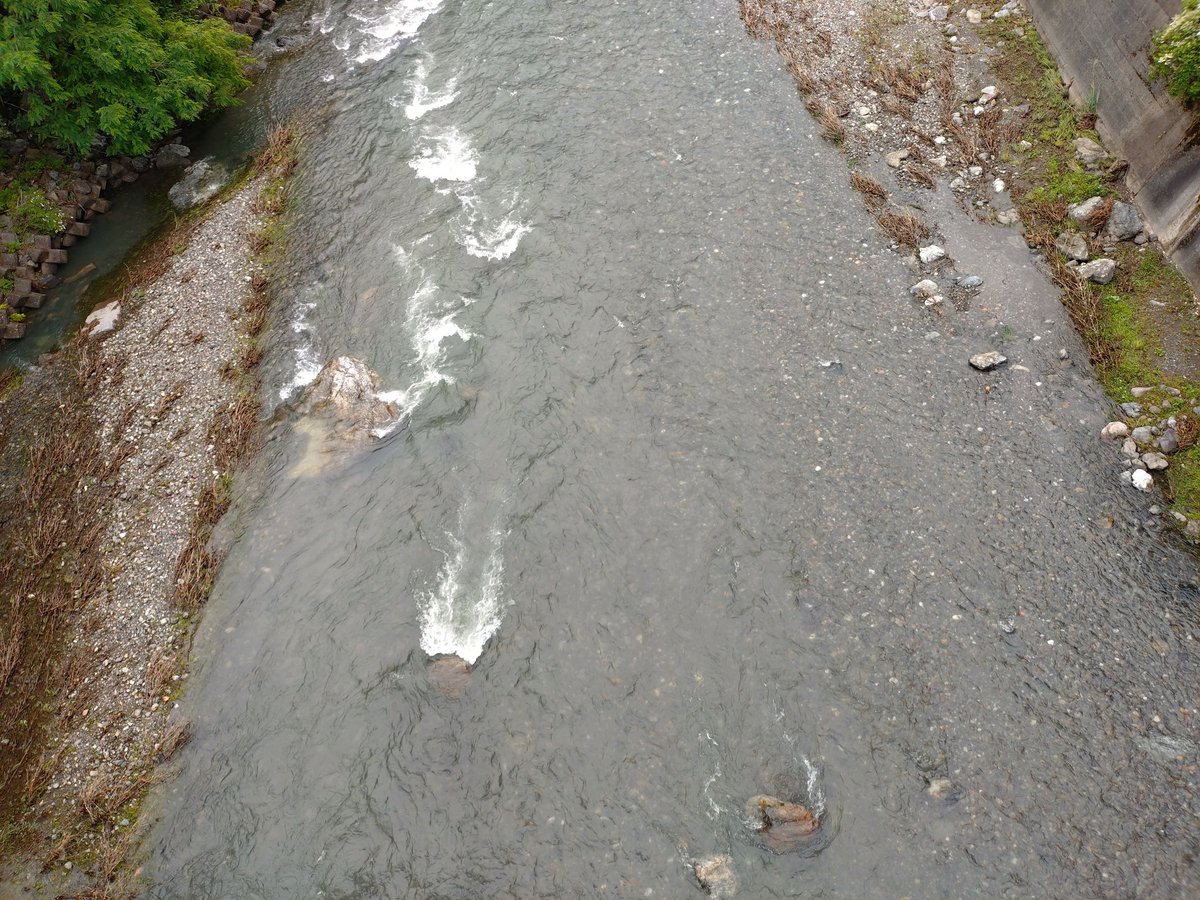nankangyokyou's tweet photo. 群馬県　神流川
南甘漁協事務局
水位20センチ高
笹濁り
かなり回復しました❗️
　#群馬県　#神流川　#南甘　#鮎 https://t.co/saxnLXxhoW
