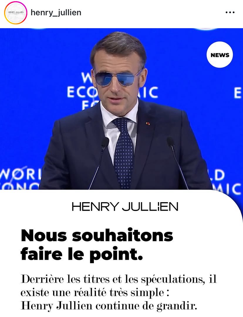 MacronardsFM's tweet photo. #ForShure les lunettes Henry Jullien ét le modèle Pacific S01 vont tres bien ! Merci @EmmanuelMacron ! Face à la désinformation des faits ✅ MM. https://t.co/h0nVY5khaS