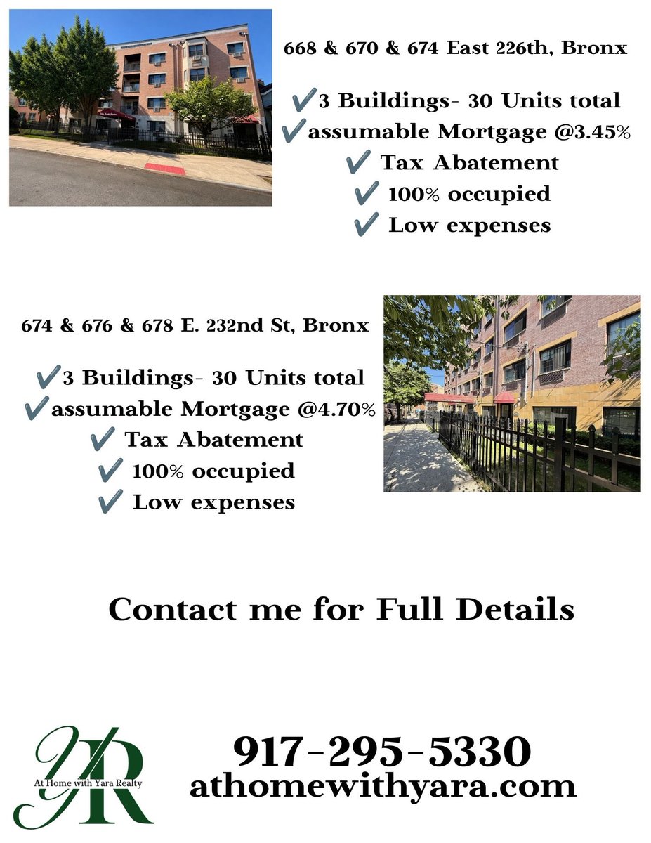 athomewithyara's tweet photo. Exclusively listed with Yara Realty
THE Real Estate Pit-bull
Broker. Builder. Design. Foreclosure expert
917-295-5330 call/ text https://t.co/lxHfkCcJIt
