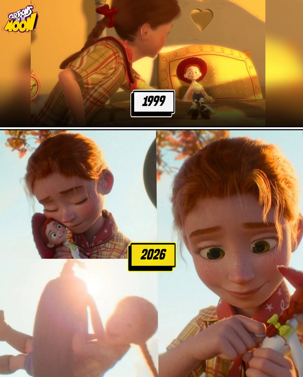 CartoonsOTMoon's tweet photo. Primer vistazo a EMILY en Toy Story 5: La dueña original de Jessie. https://t.co/i8HDtWsjDu