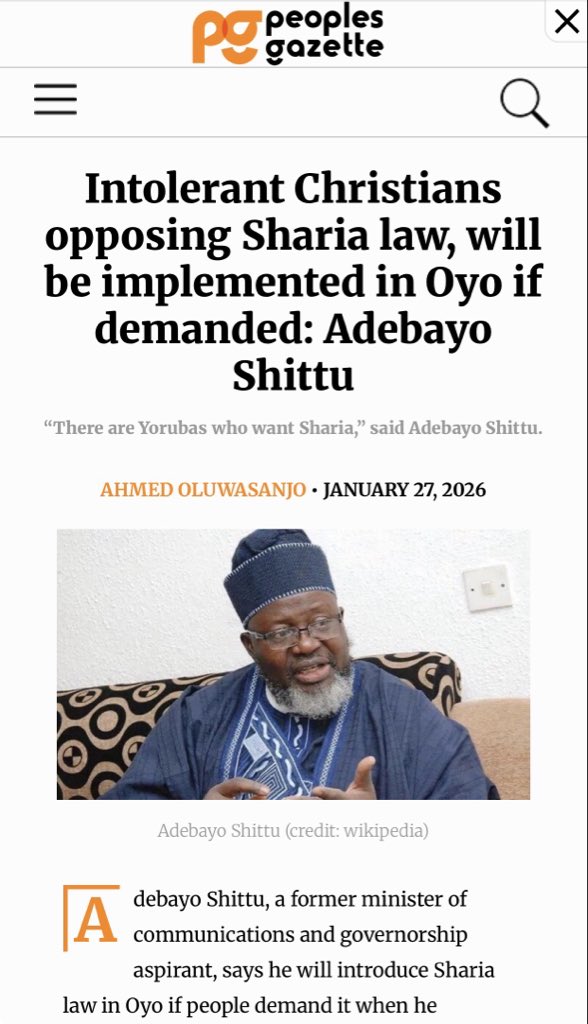 BrotherJusticeD's tweet photo. The Oyo Muslim extremists have been clamouring for Sharia Law before now.

That is why they invited Sheikh Gumi

So, una prayer don answer like this.

God punish you all bastard Yoruba Muslims licking Fulani Muslims’ asses at the detriment of your non-Yoruba Muslims 

So, can we now conclude that because Oyo Muslim extremists want sharia law, that is why they sent Fulani Muslims to kidnap their own Yoruba people and even behead one Yoruba man?

No wonder some of these Yoruba Muslim extremists have saying Islam first before Yoruba.

It makes sense now.

Okay na..