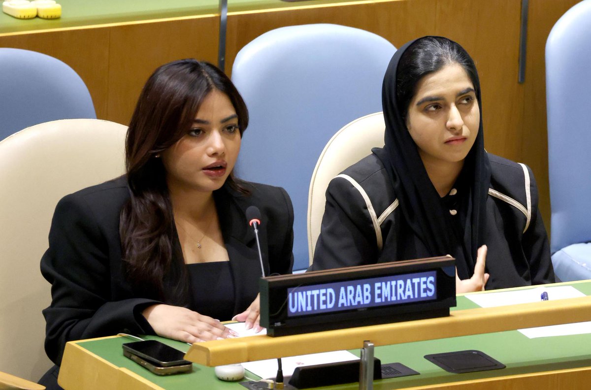 UAEMissionToUN's tweet photo. The UAE welcomed the adoption of the UNGA resolution on the ICJ Advisory Opinion on Climate Change.

“Climate change is one of the defining challenges of our time. The UAE remains committed to implementation-focused climate action, a just transition that leaves no one behind, and investing in renewables and low-carbon solutions to support a more resilient future."

https://t.co/SoPDOaqFAG