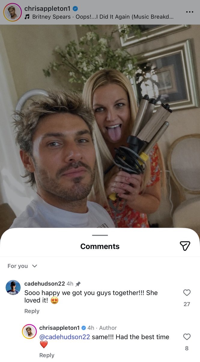 MahonyCathal's tweet photo. tell me why britney spears can neverrrr comment for herself on her instagram?! 
#freebritney https://t.co/tMxYyfaVtH