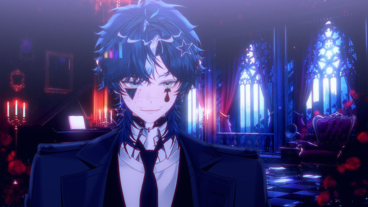 CriticallyRomeo's tweet photo. @justJaneVT Hiii!! I'm a 19th Century Clown VTuber 😣 https://t.co/RZzExtvxv4