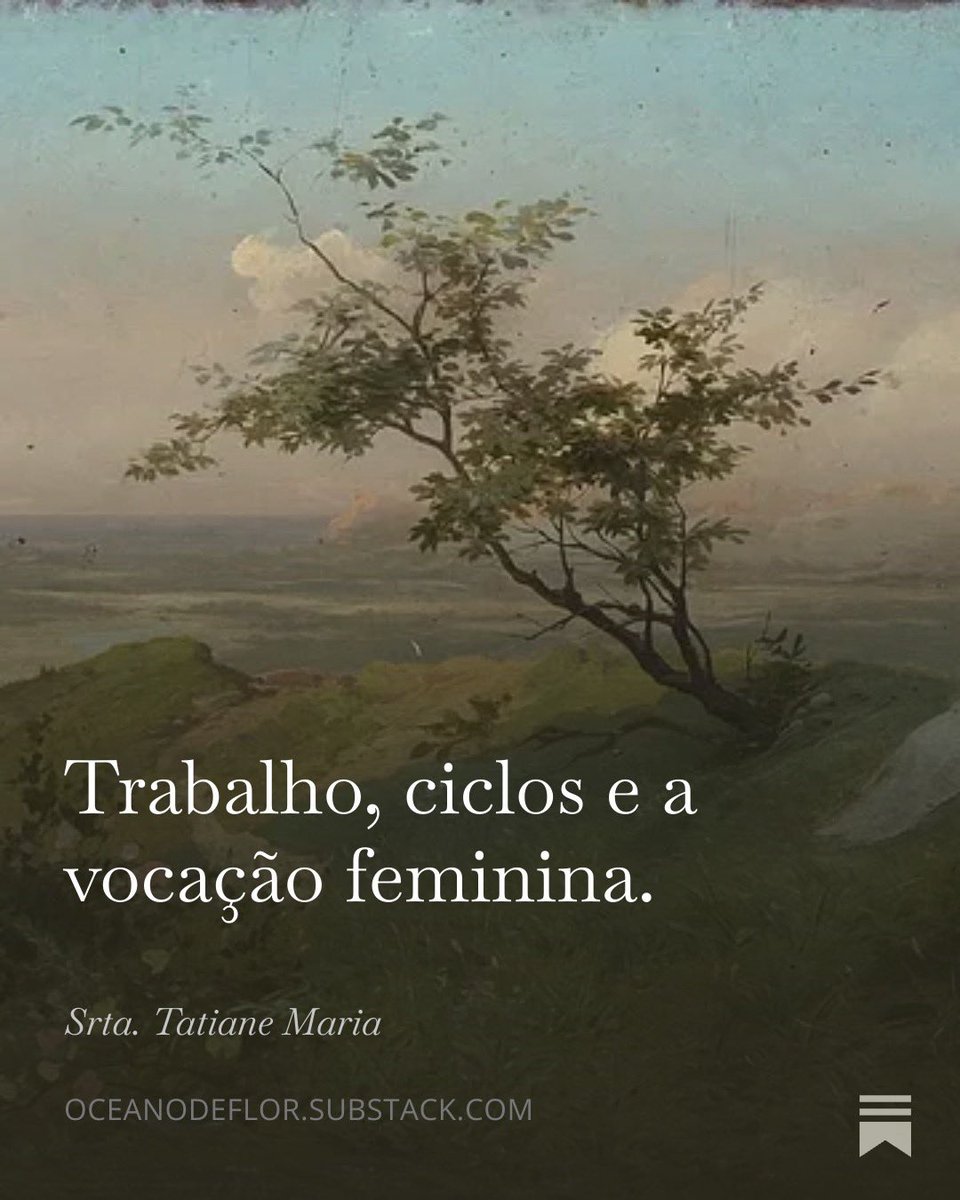 oceanodeflor's tweet photo. Depois de um bom tempo sem escrever no Substack, voltei com este texto — uma reflexão sobre uma dor que muitas mulheres já viveram ou ainda vivem ao enfrentar um mercado de trabalho tão brusco.
https://t.co/AEt9rd2DuV https://t.co/IqGsAb8PDX