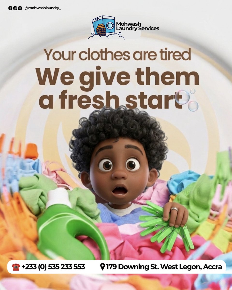 mohwashlaundry_'s tweet photo. Your clothes have feeelings and we hurt them when we don’t take them to the laundry.
Give us an opportunity to give all your favorite clothes a fresh start with our spotless cleaning services. #cleaning #laundry #clothes #washing https://t.co/EKz7l5uGod