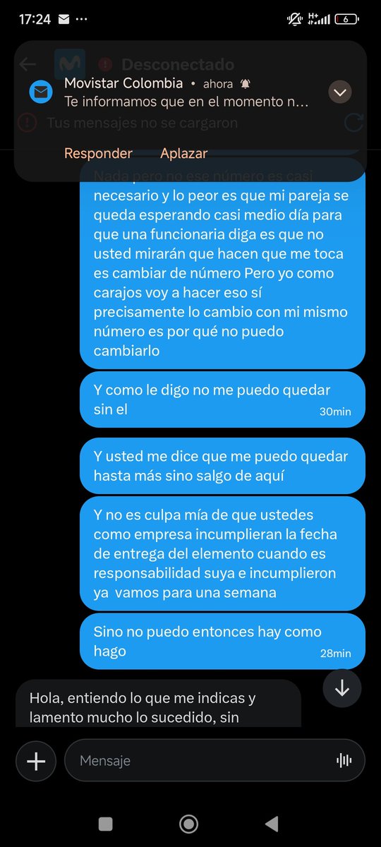 PoliceDark1546's tweet photo. @sicsuper y @MovistarCo de verdad da pena que @MovistarCo utilice campañas de acercamiento con policía nacional o fuerzas militares Pero ni siquiera tengan en cuenta la función que se cumple para poder brindarle seguridad la verdad es triste Pero es lo que se tiene https://t.co/lFE4D0qJ1m