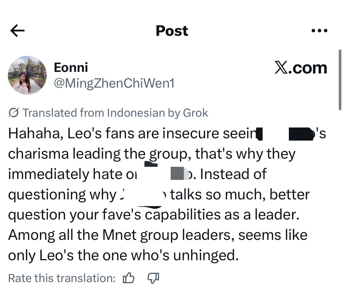 leointlprotect's tweet photo. 🚨MASS RNB🚨

🔗: https://t.co/lYnE21At4D

☑️ hate, abuse, or harassment  

🚫 DO NOT INTERACT/ENGAGE https://t.co/dk2ASHd5u6