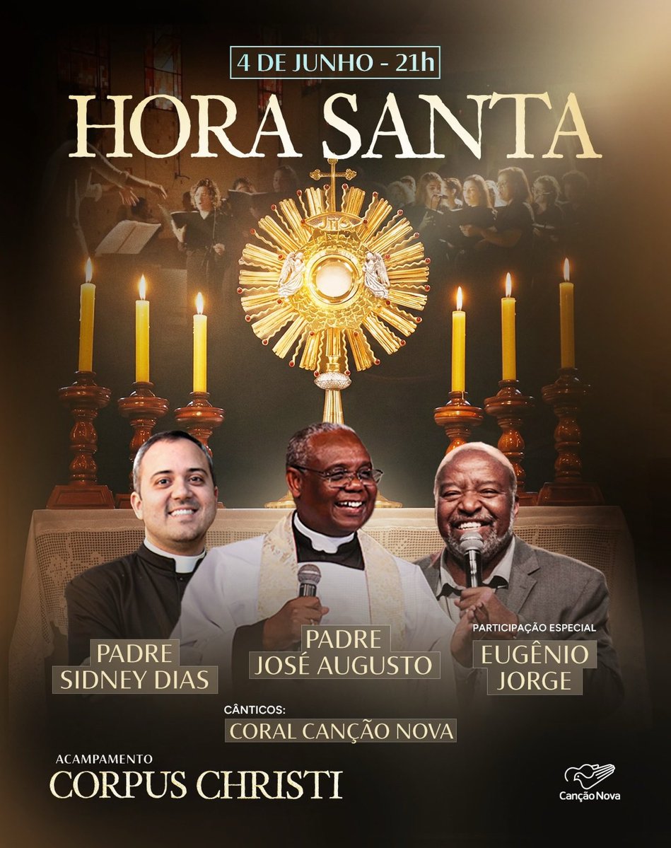 Kumberg's tweet photo. Daqui a pouco, 21h direto do @santuarioCN https://t.co/dXB36tAUcb