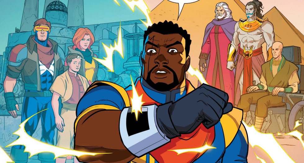SiteJamesons's tweet photo. 🚨 INFORMAÇÕES SOBRE X-MEN '97!

A Marvel publicou nessa semana a primeira edição do prelúdio da 2° temporada de X-Men '97. E a HQ nos revela alguns detalhes sobre o que aconteceu no intervalo entre as temporadas.

- O Bishop sacou na hora que os X-Men não morreram. Ele sabe que eles estão perdidos pelo fluxo do tempo. E ele chamou o Forge pra ajudá-lo nessa missão.

- Mancha Solar e Jubileu ainda acham que os X-Men morreram.

- Um memorial aos X-men virou um caos quando manifestantes anti-mutantes resolveram tumultuar. Além da Jubileu e do Mancha Solar, estavam nesse memorial os jovens mutantes Rusty Collins e Skids e até mesmo vilões mutantes, prestando homenagem aos X-Men e Magneto, como Pyro, Avalanche, Random, Antebraço e a Tempo.

- O X-Factor chega para pôr ordem na confusão generalizada. Eles estão trabalhando para o Governo, caçando mutantes que causam problemas. Eles prendem todo mundo, menos Jubileu e o Mancha que conseguiram fugir.

- Todos os mutantes tratam o X-Factor como traidores da própria espécie, por estarem trabalhando pro Governo caçando mutantes.

- A mãe do Mancha Solar diz que o envolvimento dele com os mutantes é péssimo para os investimentos da família. Enquanto ele estiver ligado aos mutantes, perderá todo o acesso a fortuna dos Da Costa. E ela conta que está investindo no negócio da "Cura Mutante".

- Cable está de olho na Jubileu e no Mancha para recrutá-los para a sua X-Force. O Arcanjo e a Psylocke já estão trabalhando com ele. O grupo está investigando um possível retorno do Apocalipse.

- Os vilões mutantes detidos no memorial pelo X-factor, bem como Rusty e Skids, acabam sendo resgatados pelo Exodus e seus Acólitos. Em um mundo sem Magneto ou X-Men, ele se apresenta como uma alternativa para liderar a espécie mutante.

E foram essas as primeiras informações que tivemos do que acontece no universo de X-men '97 após a primeira temporada. Mês que vem sai a edição 2 e trago mais detalhes pra vocês.