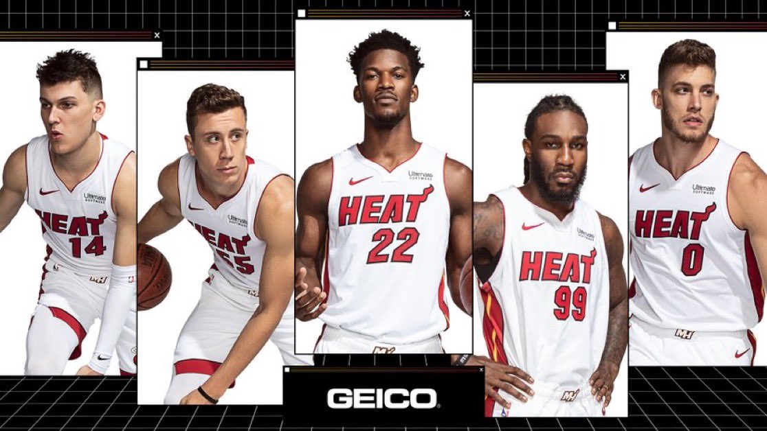 TwoWayDav's tweet photo. People really think Miami won't be a contender with Giannis 😂 

Spo had this lineup WINNING FINALS GAMES‼️ https://t.co/b0dX9Weyru