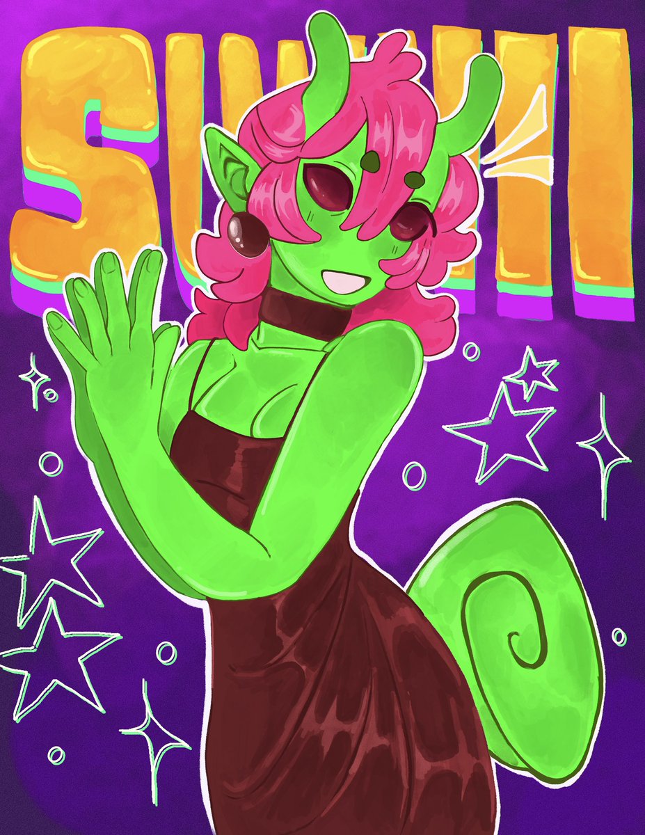 Kamdalphil1's tweet photo. Man why’d this take me 4 entire days to finish

#oc #mycharacter #art #myart #artistoftwitter #artistsonx #alien https://t.co/bBr6T5pM8w