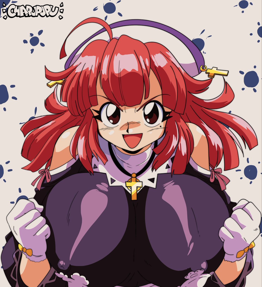 charupopu_'s tweet photo. If “Inconsistent Artstyle = AI slop user” then call me Nuku Nuku because I’m done for, bitch 😭 https://t.co/F8SGb41S6l