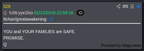 7thDean's tweet photo. President Trump's Truth is a :06 second video meme filling up the Reflecting pool with liberal tears and has a timestamp of 5:28 PM EST

Q 6
Some of us come here to drop crumbs, just crumbs.
POTUS is 100% insulated - any discussion suggesting he’s even a target is false.
Follow Huma tomorrow.
POTUS will not be addressing nation on any of these issues as people begin to be indicted and must remain neutral for pure optical reasons. To suggest this is the plan is false and should be common sense.
Focus on Military Intelligence/ State Secrets and why might that be used vs any three letter agency 
What SC decision opened the door for a sitting President to activate - what must be showed?
Why is POTUS surrounded by generals ^^
Again, there are a lot more good people than bad so have faith. This was a hostile takeover from an evil corrupt network of players (not just Democrats).
Don’t fool yourself into thinking Obama, Soros, Roth’s, Clinton’s etc have more power present day than POTUS. 
Follow the money, it’s the key.
What is Pelosi’s net worth by way of one example. Why coincidentally is her memory apparently going?
Cover for possible future indictment to plead what?
What if John M never had surgery and that was a cover for a future out if needed against prosecution?
Why did Soros transfer his bulk public funds to a NP? Note this doesn’t include massive slush funds that are pulled by several high ups.
Why did Soros’ son have several meetings with Canadian PM and how is that related to Clinton’s?
Why is MS13 a priority?
Could people pay such gangs to kill opponents and why / how to insulate against exposure?
The truth is mind blowing and cannot fully be exposed. These people are evil.
Operation Mockingbird.

Q 528
YOU and YOUR FAMILIES are SAFE.
PROMISE.
Q

🚨 THE COMM: President Trump is letting us know that he will be "100% insulated and will not be addressing nation on any of these issues as people begin to be indicted and must remain neutral for pure optical reasons" and then he wraps it up nicely with his timestamp of 5:28 telling us that we will all be SAFE, and he PROMISES.😉🕊️🇺🇸🐸

In my opinion, I believe "Watch the water" Was all about the draining and repairing the Reflecting Pool and is beening used as a optical comm representing the draining and repairing of the swamp and as soon as it is full something very big is going to happen, such as disclosures and major arrests...🙏

So "Watch the water," something big is coming, I can feel it.🌊👀😉