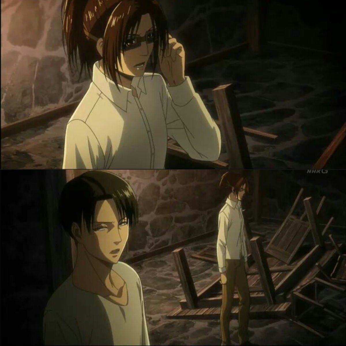 florsternberg_'s tweet photo. they can read each other perfectly. maybe at times, hanji doesn't wanna talk (and levi isn't good at expressing his emotions, either), but there's no need for either to speak when they just know exactly what's going on! that makes them home to one another.
and to me, that's love! https://t.co/9zKfFDkjkA