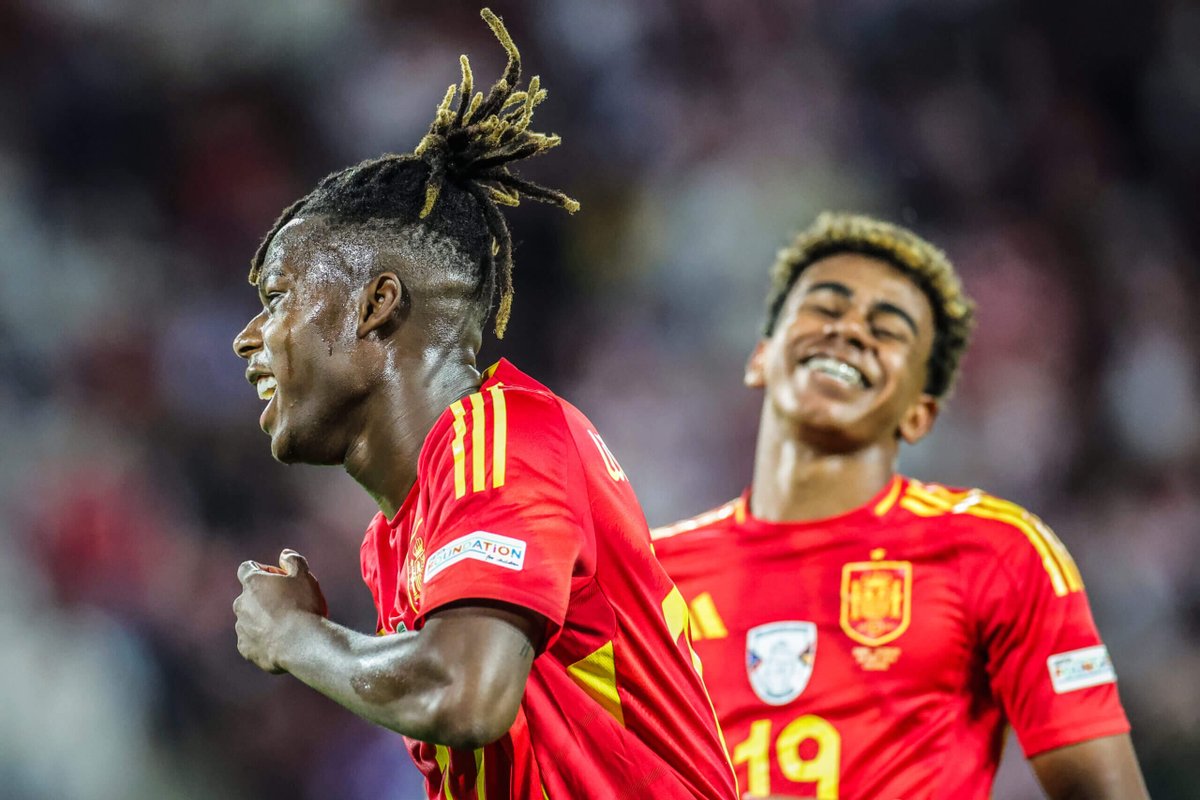 RLGBets's tweet photo. TOP 10 FAVORITES TEAMS TO WIN THE WORLD CUP

#1 Spain 🇪🇸

Spain head into the World Cup as the favorites, and there are several reasons why I believe La Roja can go all the way. After winning Euro 2024, the team developed into one of the most complete and balanced squads in international football. Under Luis de la Fuente, Spain combine their traditional possession-based style with far more speed, intensity, and direct attacking football than in previous generations.

Their biggest strength is the quality in midfield. With players like Rodri, Pedri and Fabian Ruiz, Spain control matches through intelligence, passing, and tactical discipline.

What makes this generation even more dangerous is the explosive talent on the wings. Lamine Yamal and Nico Williams bring pace, dribbling, unpredictability, and goals. Spain no longer rely only on passing — they can now destroy defenses in transition and in one-vs-one situations.

My Expected Starting XI
GK: David Raya
Defense: Marcos Llorente, Laporte, Cubarsí, Cucurella
Midfield: Rodri, Pedri, Fabián Ruiz
Forwards: Lamine Yamal, Nico Williams, Oyarzabal

Must-See Player: Lamine Yamal
At only 18 years old, he is already considered one of the most exciting talents on the planet. His ability to dribble past defenders, create chances, and score in big matches makes him the face of this new Spanish generation. I believe this World Cup could be the tournament that turns Yamal into a global superstar.
Spain arrive at the tournament with confidence, tactical identity, and good depth. If their young stars handle the pressure, La Roja have everything needed to lift the World Cup trophy once again.

Odds to Win: 5.00 / +400

#GamblingX #BettingX #bettingtips #bettingtwitter #soccerbet #WorldCup #Spain