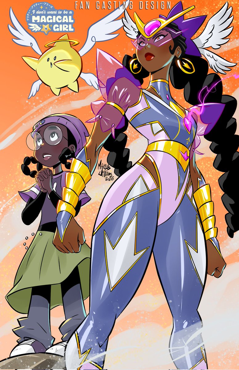 marcusthevisual's tweet photo. And if wasn't already apparent, I'm a big fan of Kianami's(@kianamai) upcoming animated series entitled, "I don't want to be a Magical Girl". I've been meaning to post some Fan Art so here's my toss in for a potential cast member. Definitely check out the creator's main page https://t.co/2MBJ6QAvbh