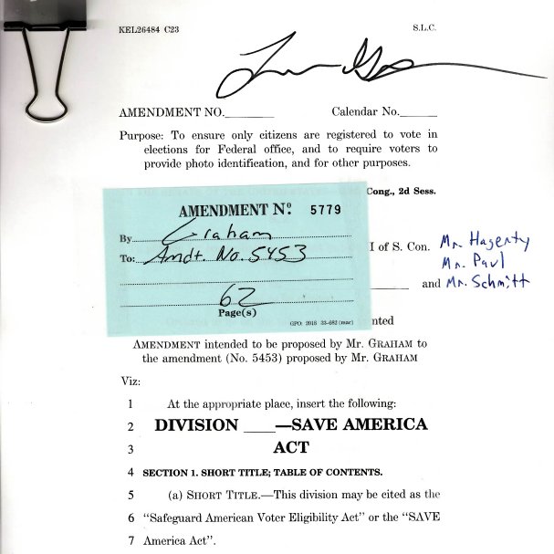 JudiciaryDems's tweet photo. Republicans are already trying to give ~$70 BILLION to Donald Trump for mass deportations.

Now, they’re desperately pushing to add in their voter suppression bill too.

Double the bad. https://t.co/zfjbtIdGbZ