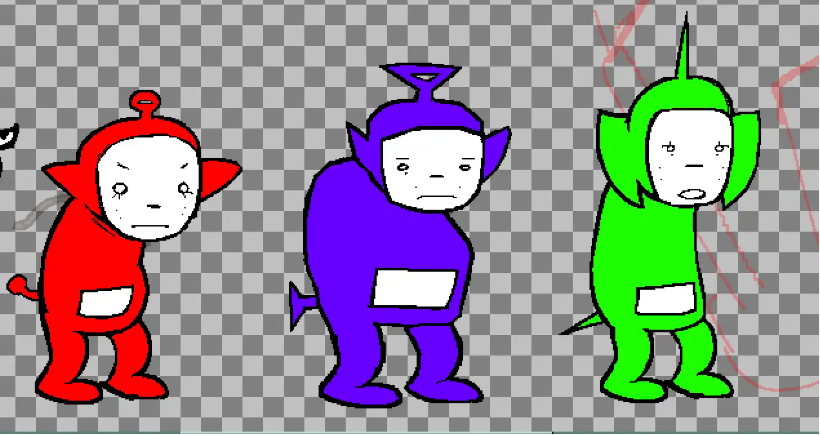 Tubbies_Confess's tweet photo. "id like to quickly go ahead and replug CUSTARDQUEST on mspfa while showing off 3 of the main 4 designs!!!! arent they beautiful" https://t.co/6ScEJXSyl3