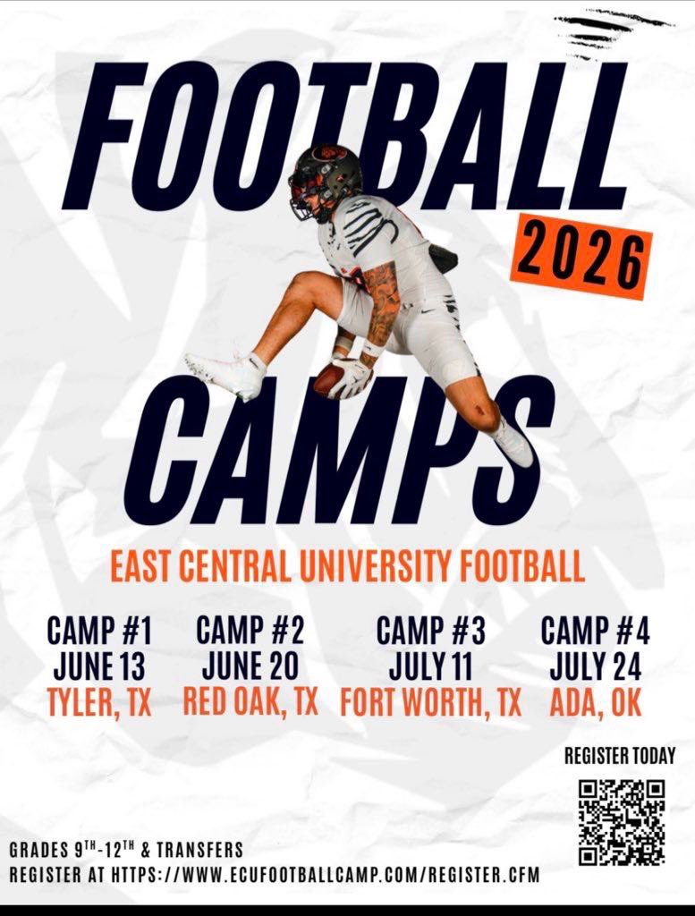 HalenDavis2029's tweet photo. Thank you @CoachWeaverJr and @ECUTigersFB for the invitation to camp! Excited for the opportunity to learn and compete. Let’s work! 🤝🏈 https://t.co/gjERuetF07