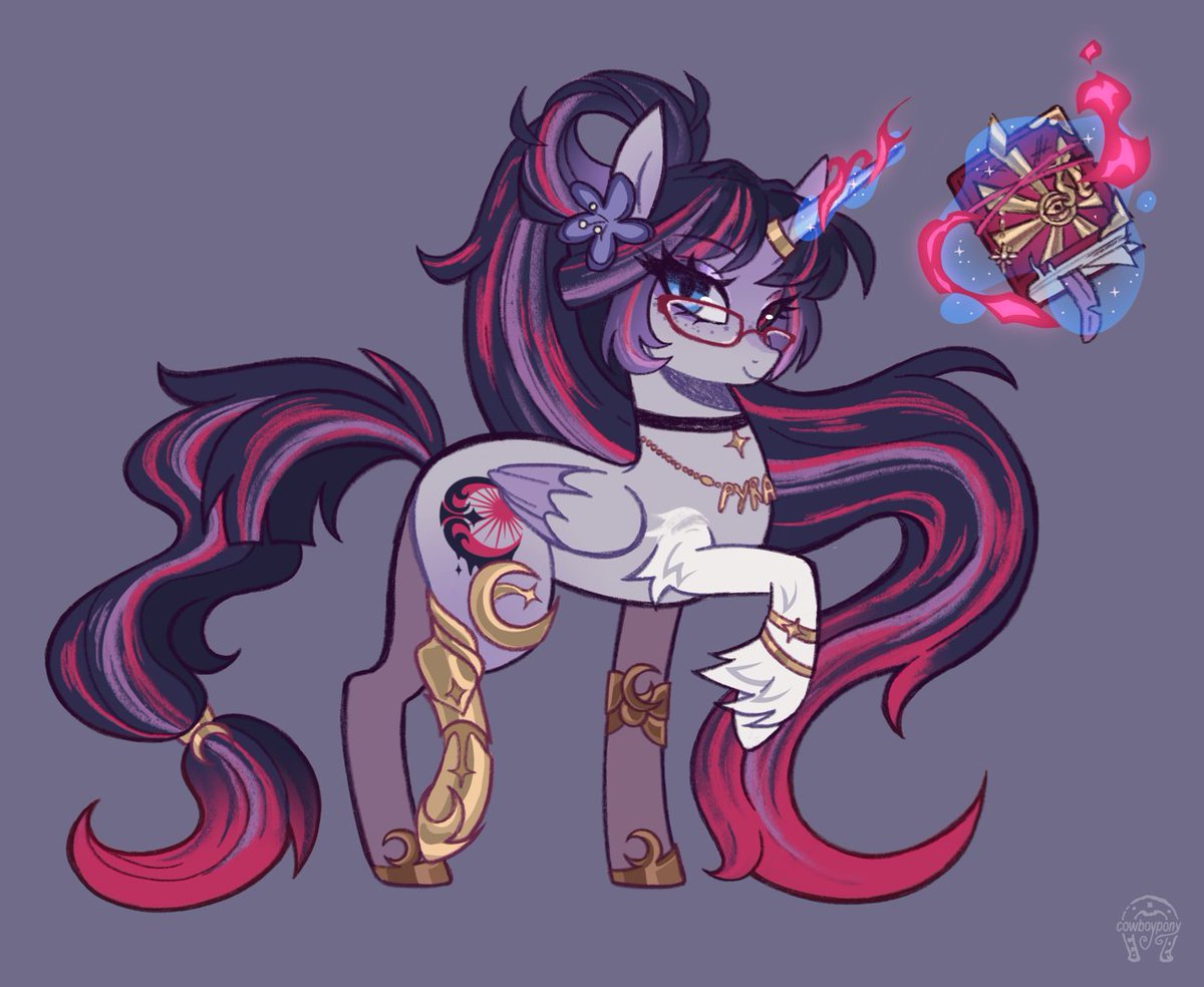 cowboypony's tweet photo. 🌙Custom Pony Design for @pyraplup ! https://t.co/ZionF0JaJZ