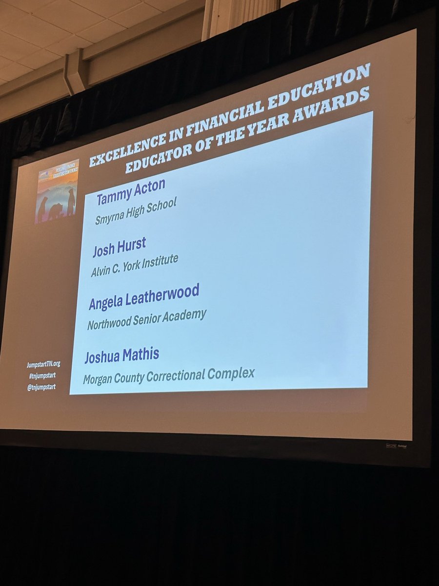 JustEdTech's tweet photo. Congratulations to Mrs. Acton from @SmyrnaBulldog for winning the @tnjumpstart Educator of the Year! #OnlyOneSHS 💜💛🥳🎉🎊👏🏻👏🏻 https://t.co/e997cYxUo5