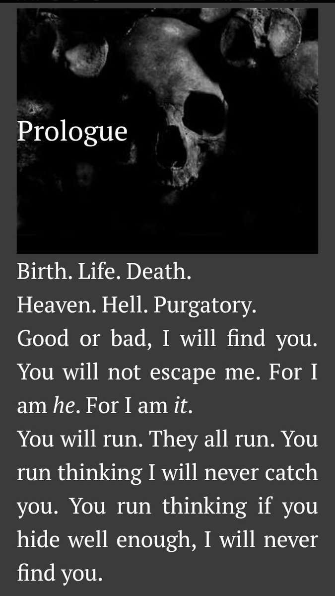 LifestylewOCF's tweet photo. this, is the most deranged book I've read this year, a novella, death's obsession by Avina St. Graves. I really don't know what to make of it tbh. it's giving goth in a "shivers-racking-through-your-body"  way. 
I'd give it a 2.99/5 tbh because the images were short circuiting. https://t.co/A3urnaT5b5