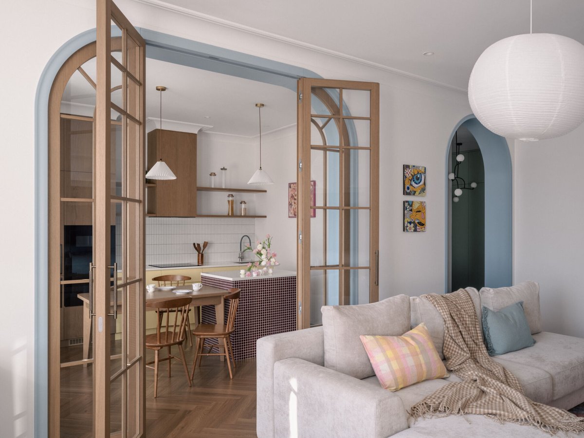 CONTEMPORIST's tweet photo. Gentle Colors and Smart Design Shape This Family-Friendly Apartment

Explore the project > https://t.co/y1HKEWl1Lq https://t.co/GhYzdi65Mq